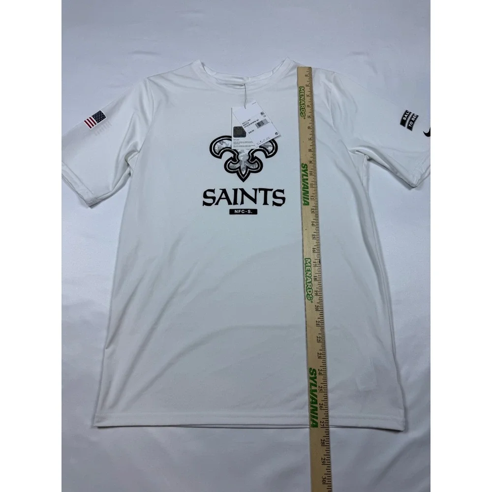 Nike New Orleans Saints Salute to Service White Dri-FIT Shirt‎ Youth XL 18/20